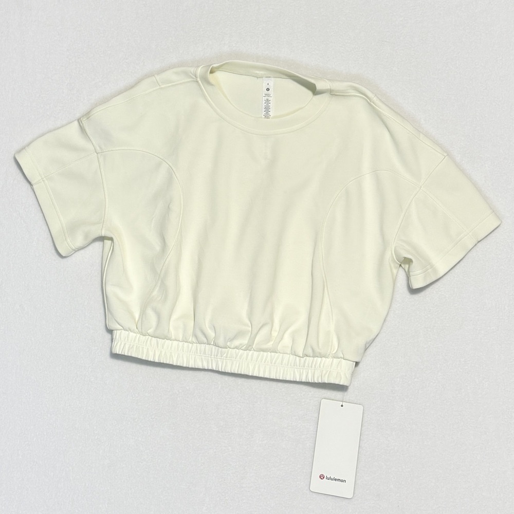 Lululemon Softstreme Gathered Tee Size 8